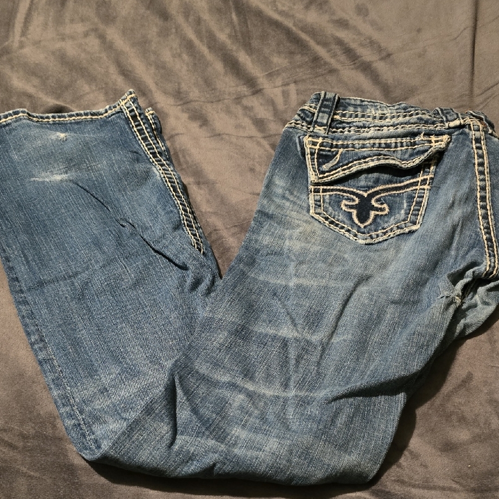 Rock Revival Blue Boot Cut Jeans